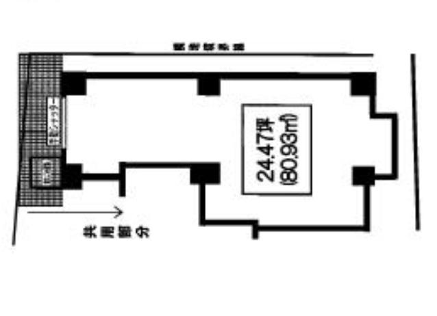 神奈川県川崎市　ビル1階物件図面