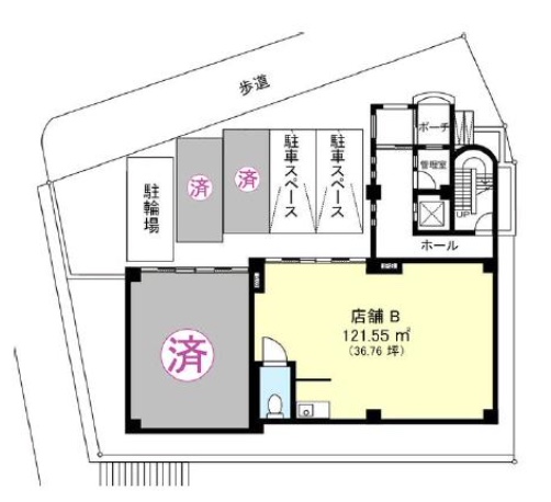 千葉県船橋市　津田沼駅徒歩5分物件図面