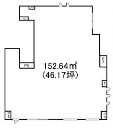 千葉県市川市新築計画 1階店舗　物件図面