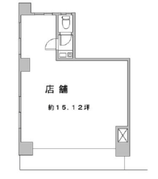 東京都文京区 ビル1階物件図面