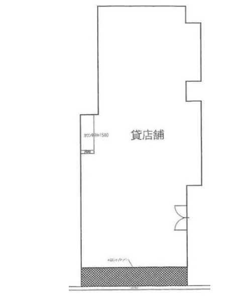 東京都新宿区　ビル1階物件図面