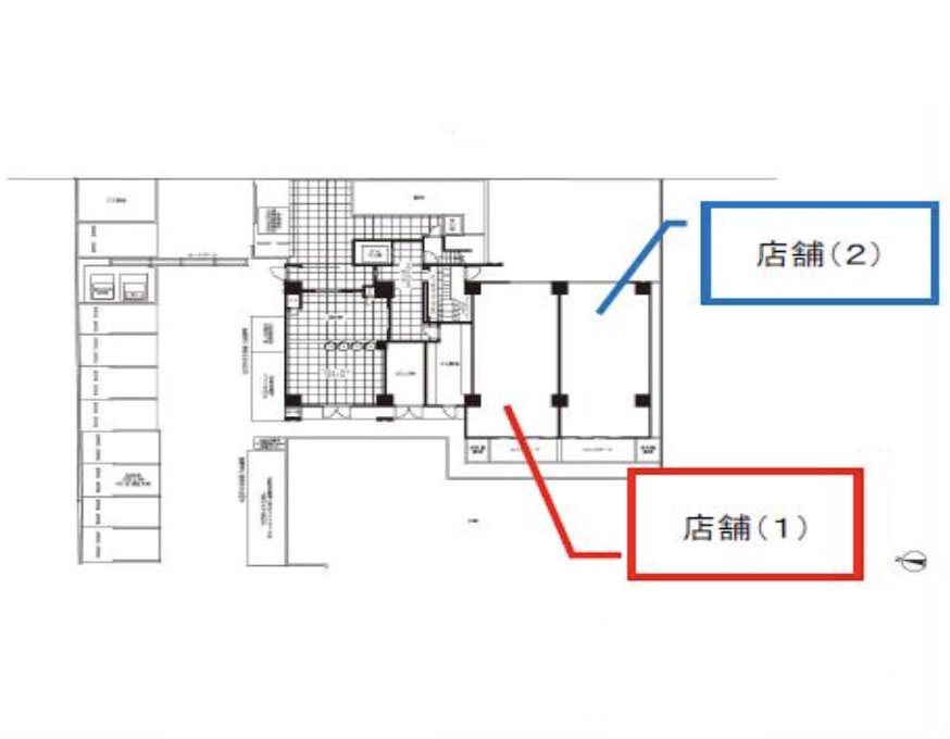 埼玉県草加市　新築1階店舗図面