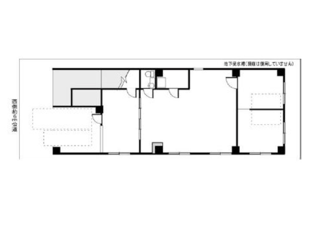 東京都江戸川区　ビル1階物件図面