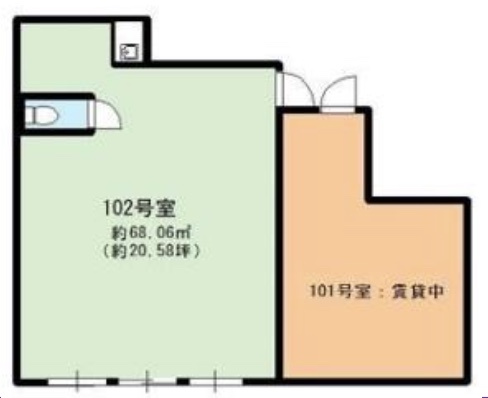 東京都足立区　1階102号室　物件図面