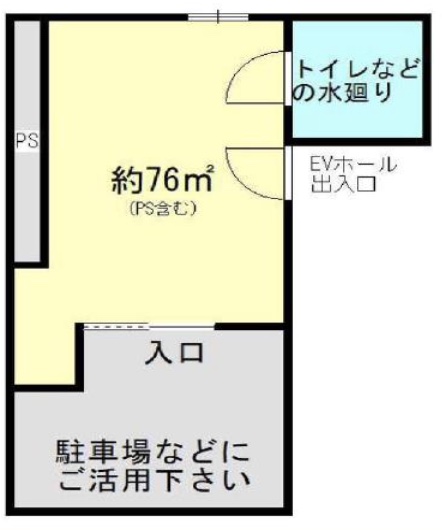千葉県佐倉市　ビル1階物件図面