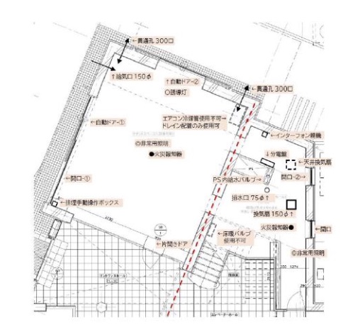 神奈川県藤沢市　ビル1階物件図面