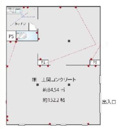 東京都江戸川区　葛西駅　ビル1階物件図面