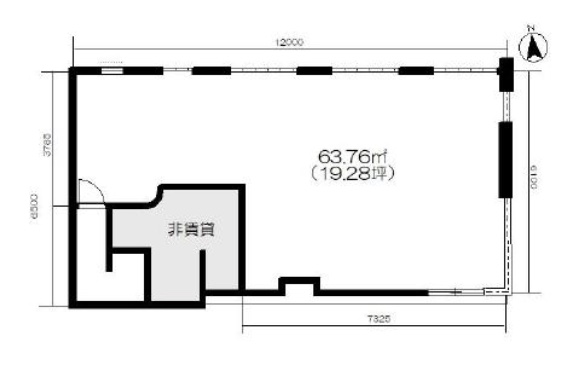 東京都練馬区　ビル1階物件図面
