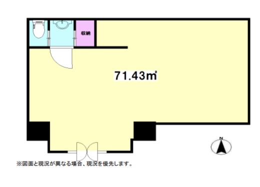 東京都足立区　ビル1階物件図面