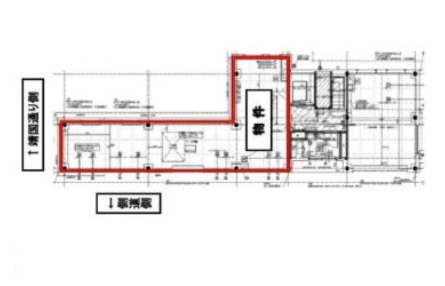 東京都千代田区　ビル1階物件図面