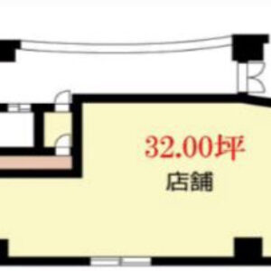千葉県鎌ヶ谷市「新鎌ヶ谷駅」徒歩4分　ビル1階物件図面