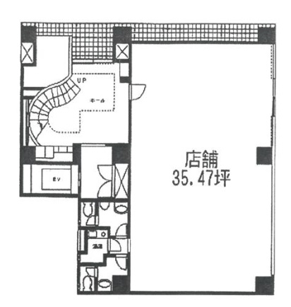 埼玉県さいたま市　大宮駅徒歩6分　ビル1階物件図面