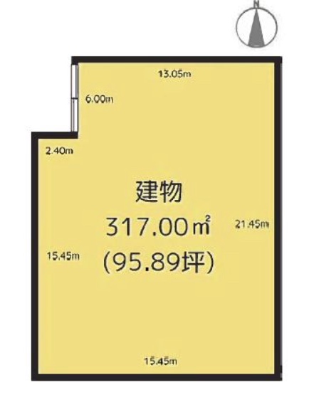 埼玉県熊谷市　国道沿い店舗物件図面