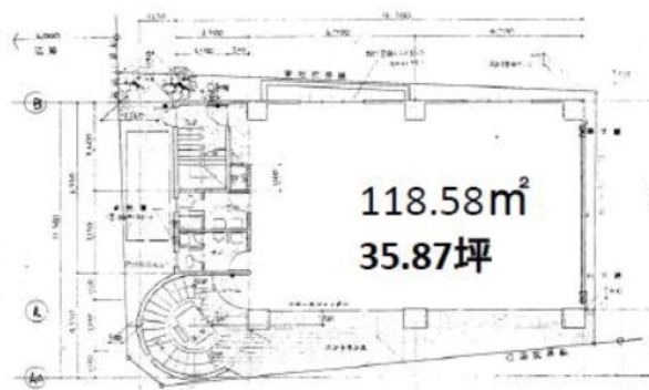 千葉県柏市　柏駅西口徒歩3分　ビル1階物件図面