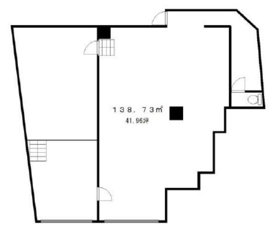 神奈川県川崎市　高津駅徒歩3分　ビル1階物件図面