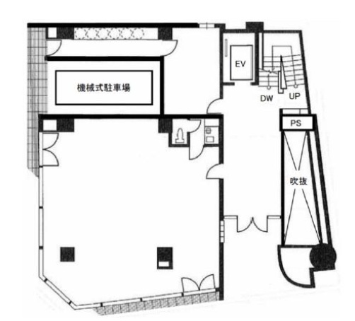 東京都中央区　人形町駅徒歩３分　ビル1階物件図面