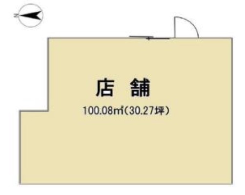 東京都品川区　武蔵小山駅徒歩７分ビル1階物件図面