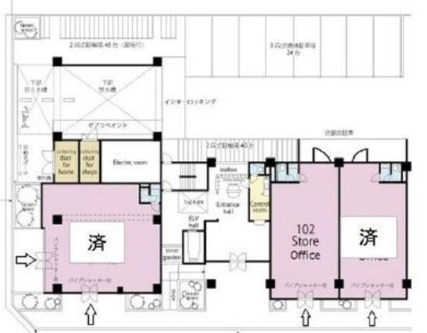 埼玉県さいたま市　東大宮駅徒歩３分ビル1階物件図面