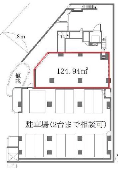 埼玉県戸田市　戸田駅　ビル3階物件図面
