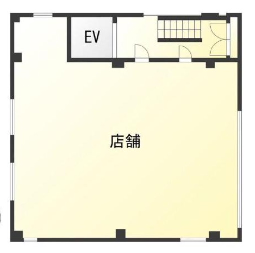 東京都目黒区　自由が丘駅徒歩4分　ビル2階物件図面