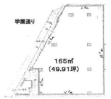 東京都練馬区　大泉学園駅　ビル1階物件図面