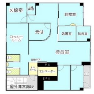 東京都葛飾区　亀有駅　医療系ビル4階物件図面