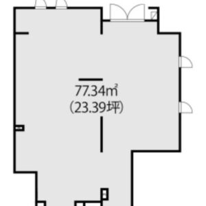 東京都世田谷区　千歳烏山駅徒歩3分　新築ビル1階物件図面