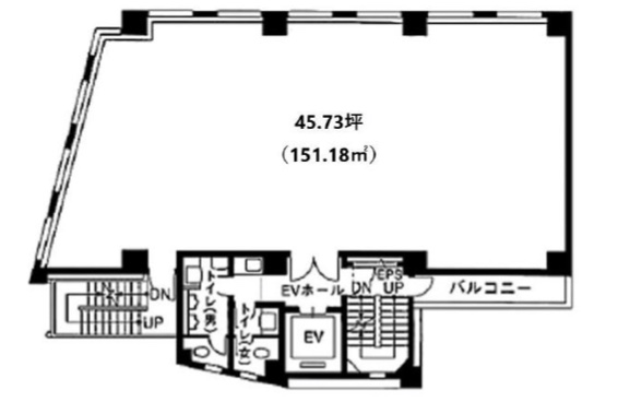東京都港区　赤坂見附駅徒歩3分 ビル2階物件図面