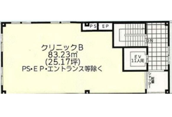 神奈川県藤沢市　湘南台駅徒歩10分　新築ビル2階物件図面