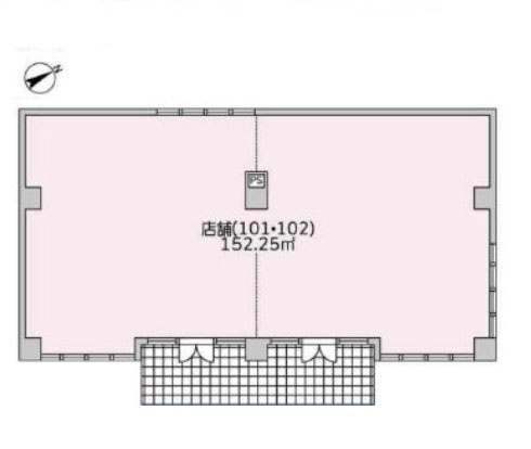 東京都練馬区　大泉学園駅徒歩7分　ビル1階物件図面