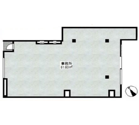 埼玉県戸田市　戸田駅徒歩3分　ビル1階物件図面