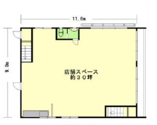 神奈川県茅ヶ崎市　茅ヶ崎駅徒歩26分　ビル1階物件図面