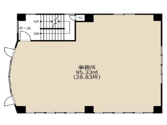 埼玉県さいたま市　西浦和駅徒歩2分　ビル2階物件図面