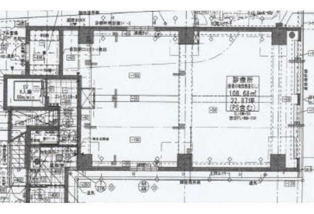 東京都江東区　東陽町駅徒歩7分　新築マンション1階貸店舗物件図面