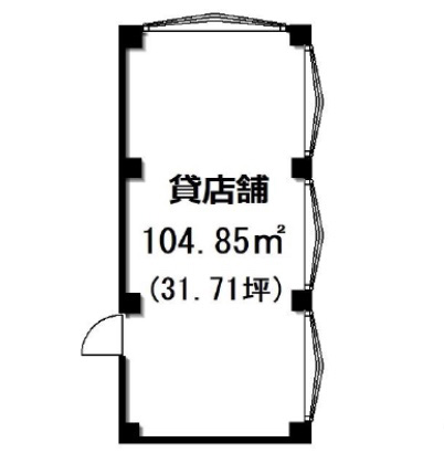 東京都練馬区　平和台駅徒歩1分 ビル1階物件図面