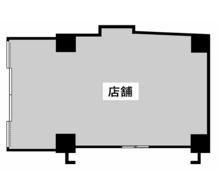 東京都品川区　中延駅徒歩3分　ビル1階物件図面
