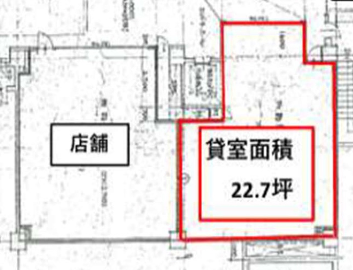 神奈川県横浜市　上永谷駅直結ビル２階物件図面
