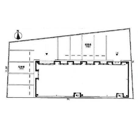 埼玉県さいたま市　南与野駅徒歩21分　1階物件駐車場有物件図面
