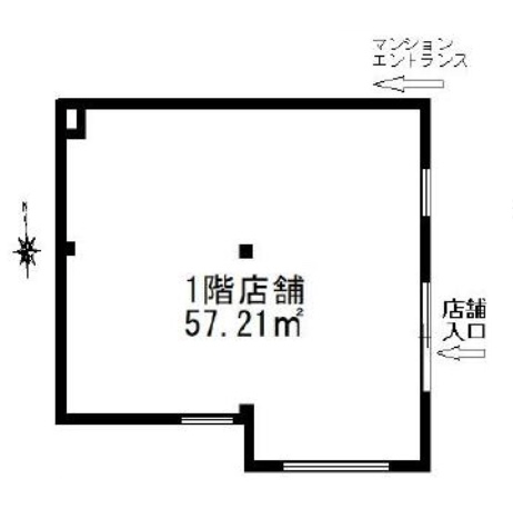 東京都世田谷区　奥沢駅徒歩2分　新築ビル1階物件図面