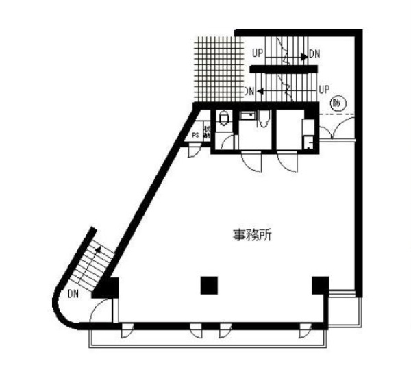 神奈川県横浜市　鶴ヶ峰駅徒歩8分　ビル1階物件図面