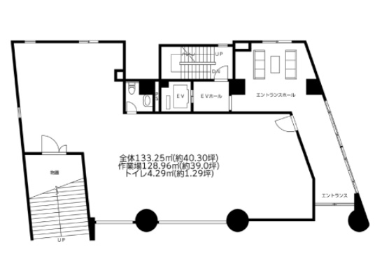 東京都豊島区　池袋駅徒歩12分　ビル1階物件図面