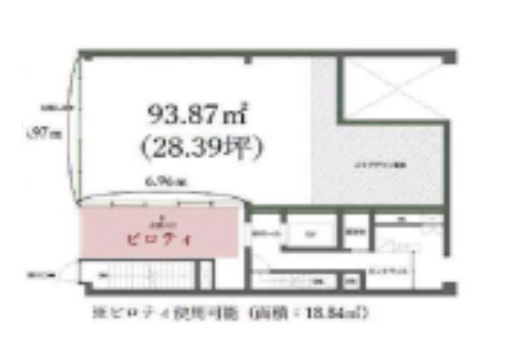 東京都武蔵野市　吉祥寺駅徒歩3分　ビル1階物件図面