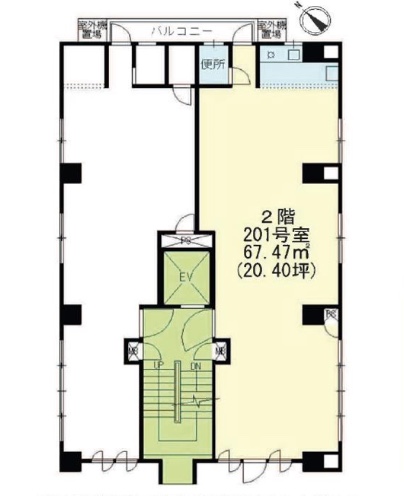 千葉県柏市　柏駅徒歩3分　ビル1階物件図面