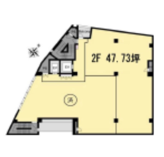 神奈川県伊勢原市　伊勢原駅徒歩1分　駅前ビル2階物件図面
