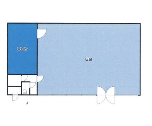 千葉県船橋市　馬込沢駅徒歩25分　1階店舗物件図面