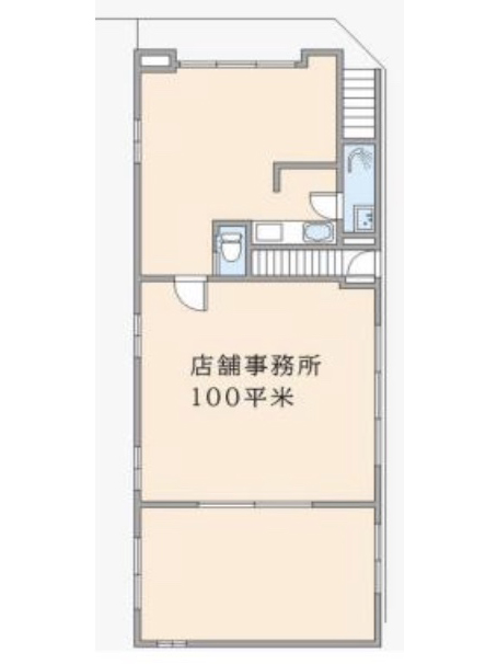 東京都豊島区　駒込駅徒歩8分　ビル1階物件図面
