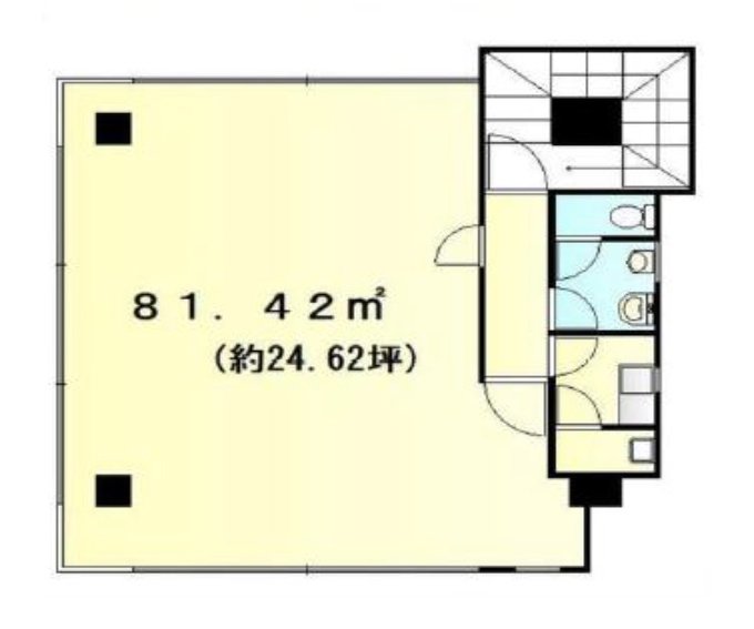 千葉県千葉市　幕張本郷駅徒歩5分　ビル2階物件図面