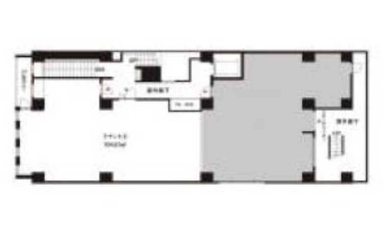 神奈川県横浜市　センター南駅徒歩2分　ビル2階物件図面