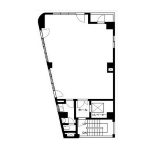 東京都新宿区　新宿三丁目駅徒歩1分　ビル2階物件図面