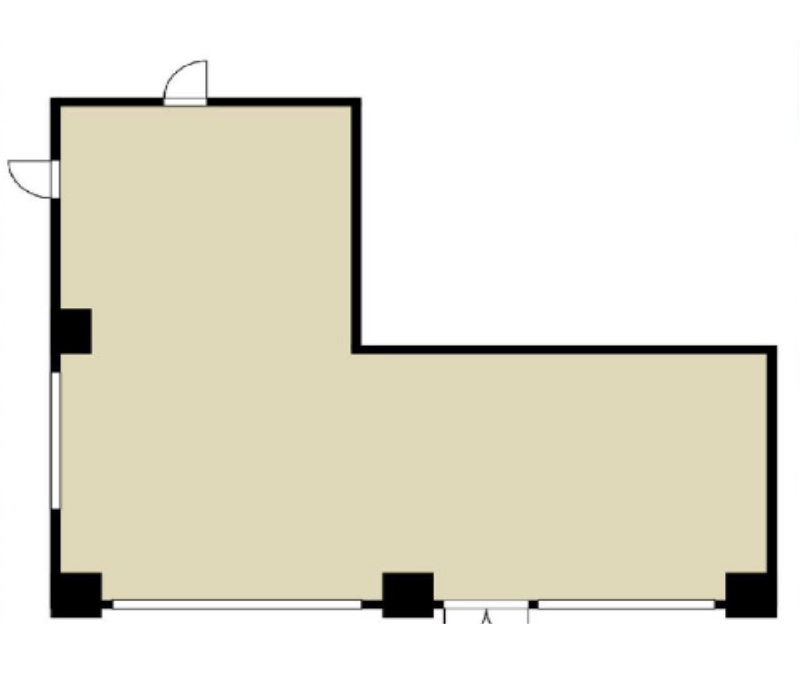 千葉県浦安市　浦安駅徒歩5分　ビル1階物件図面　